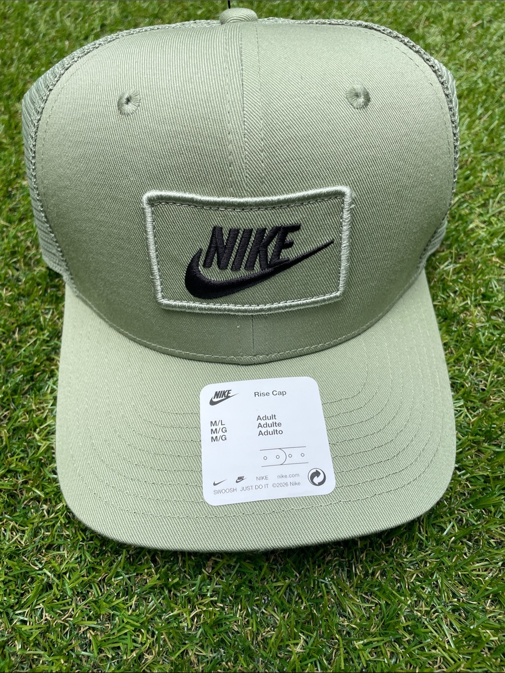Nike Olive Green Rise Cap SnapBack